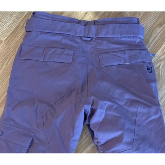 Burton Ski Snow Pants Purple Mauve Womens The White Collection Size Sm Dryride - Picture 9 of 15